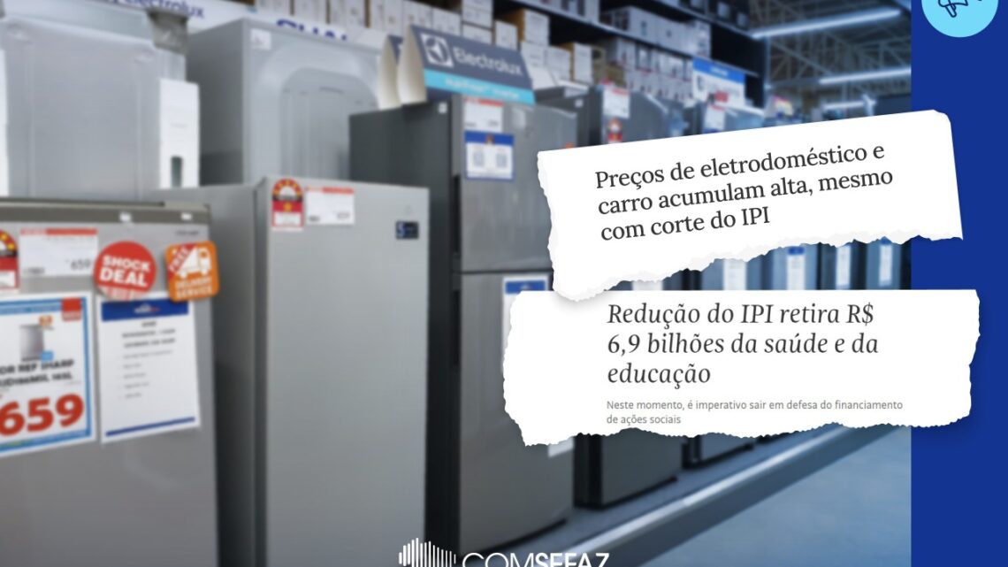 Nova redução de recursos do IPI agrava desequilíbrio fiscal dos entes públicos. Nova redução de recursos do IPI agrava desequilíbrio fiscal dos entes públicos.