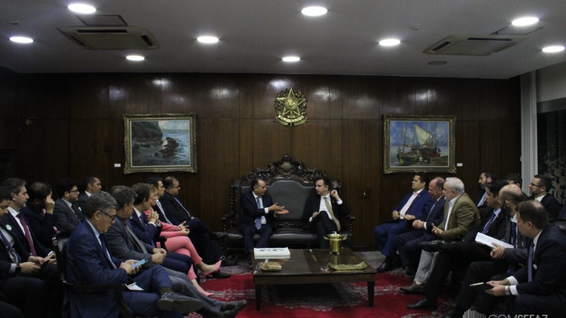 Presidente do Senado recebe o colegiado do Comsefaz e lidera diálogo sobre o PLP 18/2022 Presidente do Senado recebe o colegiado do Comsefaz e lidera diálogo sobre o PLP 18/2022